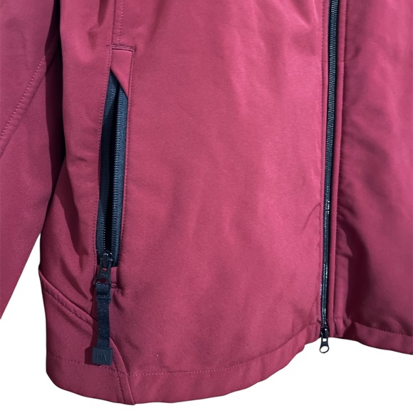 Port Authority Women Burgundy Mercedes Benz Water Repellent Outdoor Jacket 3XL - Picture 4 of 7